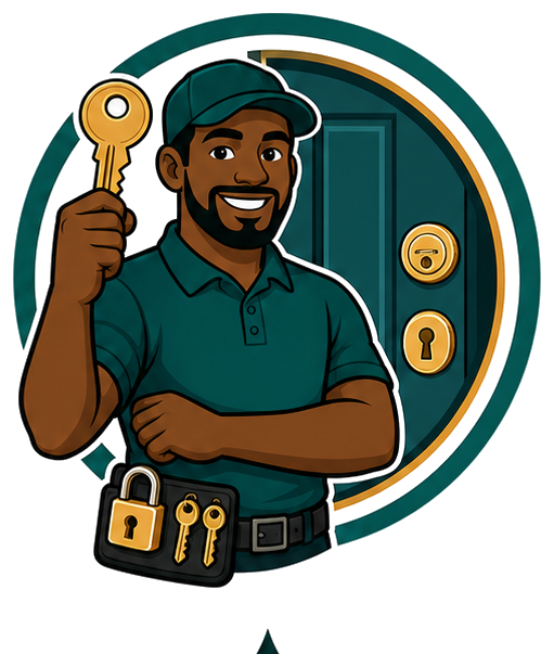 Cheap Locksmith Near Me mascot logo